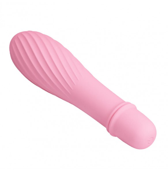 PRETTY LOVE - Screw Thread Vibrator Stick (Battery - Pink)